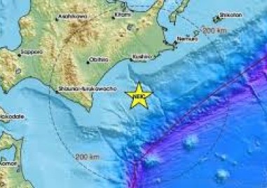Земетресение с магнитуд 6 1 бе регистрирано край северния японски остров