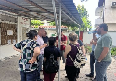 Кметът на Пловдив Костадин Димитров и кметът на район Западен