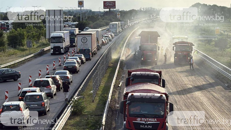 Завършва ремонтът на една от отсечките на магистрала Тракия. След