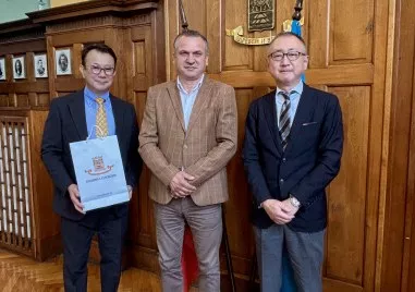 Заместник кметът по екология Иван Стоянов прие представители на побратимения японски