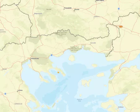 Земетресение в района на Халкидики