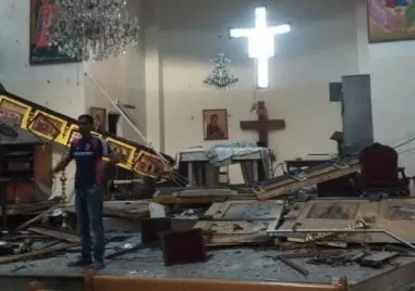 Експлозия избухна в църквата Св Илия Мар Елиас в Дамаск