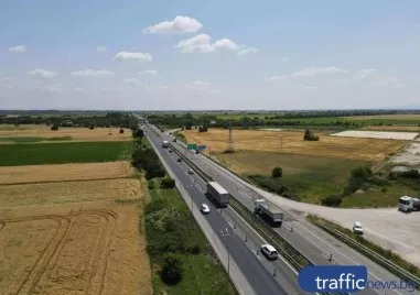 От днес: Затварят ленти за движение на АМ Тракия край Пловдив