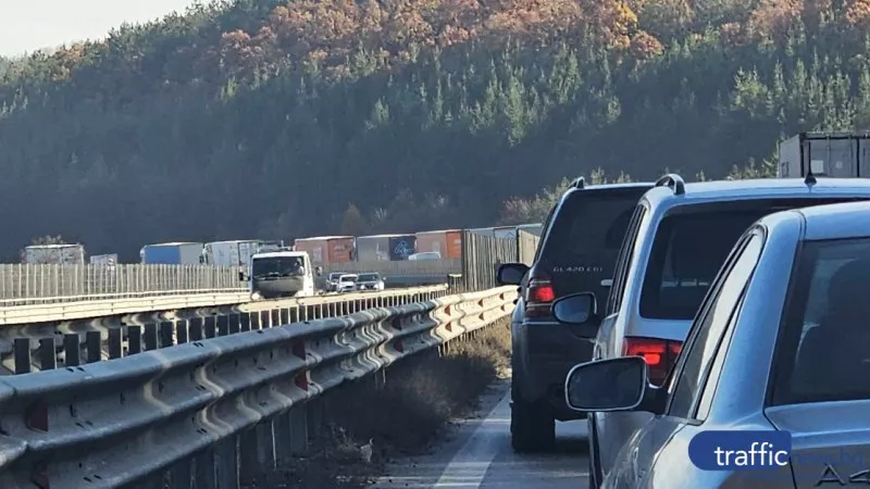Ремонтните дейности на АМ Тракия в района на Пловдив отново