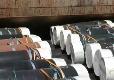 Пристигна втора доставка на тръби за Вертикалния газов коридор