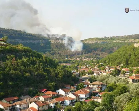 Голям пожар край Арбанаси