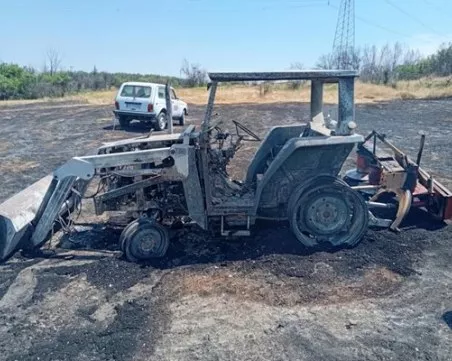 Мъж от хисарско село подпали сухи треви и предизвика пожар, глобиха го