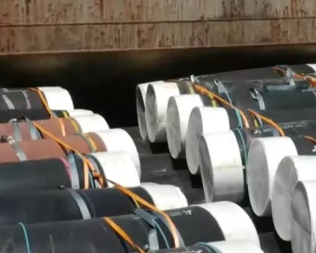 Пристигна втора доставка на тръби за Вертикалния газов коридор