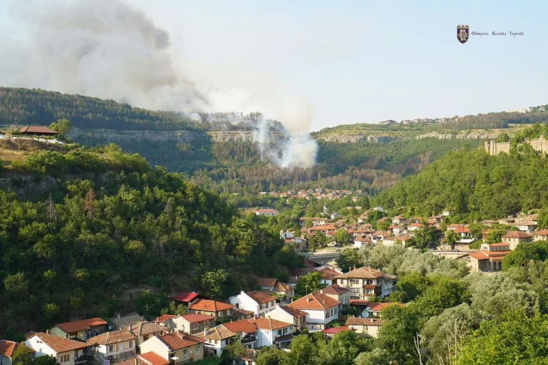 Голям пожар край Арбанаси