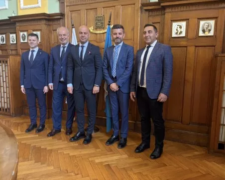 Първа среща на кмета Костадин Димитров с новия посланик на Италия