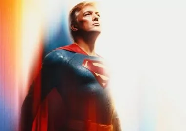 Доналд Тръмп се появи в социалните мрежи като Супермен Колажът