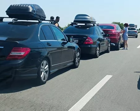 Още един инцидент на магистрала „Тракия”, удариха се три коли