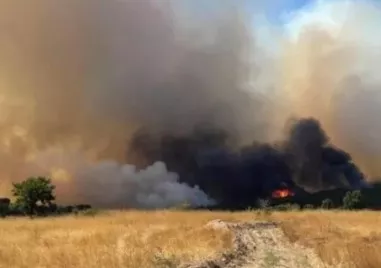 Близо 200 пожара само за едно денонощие у нас, пострадали са двама