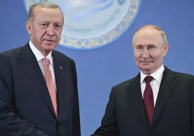 Ердоган и Путин са обсъдили ситуацията в Сирия и преговорите между Русия и Украйна