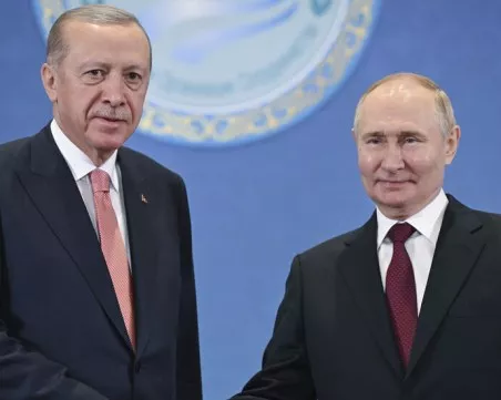 Ердоган и Путин са обсъдили ситуацията в Сирия и преговорите между Русия и Украйна
