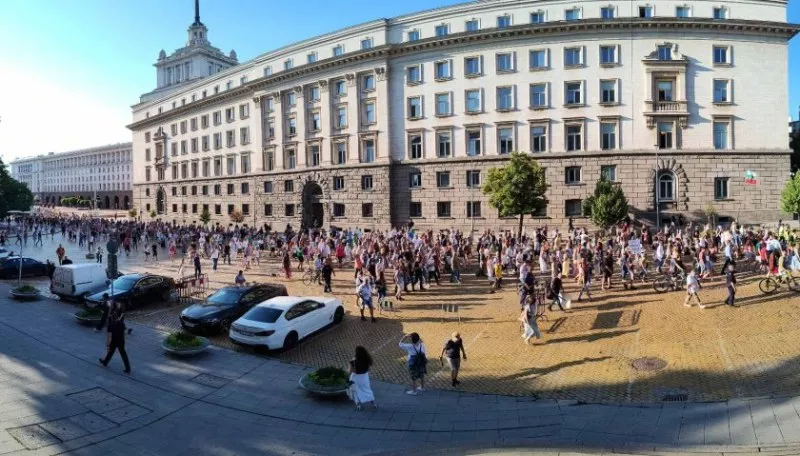 Протест и шествие в София в подкрепа на варненския кмет Благомир Коцев