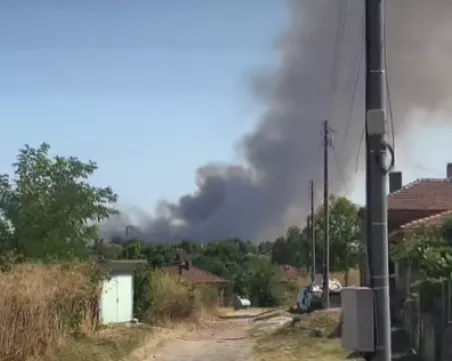 Пожар пламна и край ГКПП 