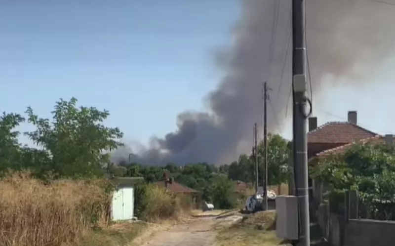 Пожар пламна и край ГКПП 