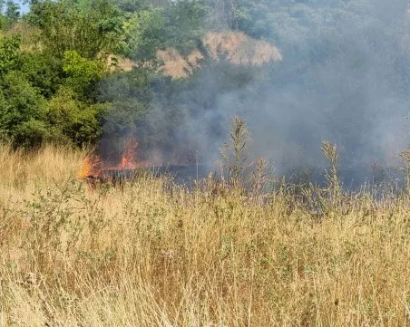 Обявено е частично бедствено положение за село Лесово, огънят се насочва към границата с Турция
