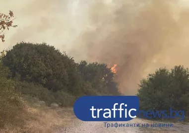 Напълно потушен е пожарът в първомайското село Искра съобщи за