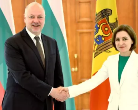 Желязков пред молдовския президент: България твърдо подкрепя европейската интеграция на Молдова