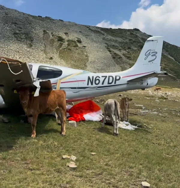 Един месец след аварийното кацане на малък самолет в Пирин