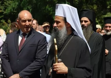 Президентът Румен Радев и Негово Светейшество Даниил патриарх Български