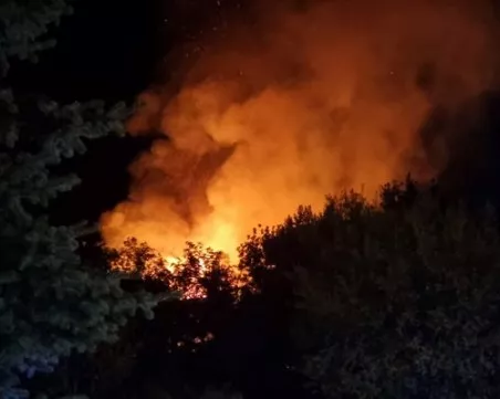 Задържаха мъж за палеж до бензиностанция на пътя София-Варна