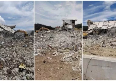 След месеци битка и многобройни пречки незаконната постройка на яз