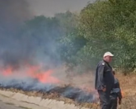 Пожарът в Сакар планина стигна до АМ 