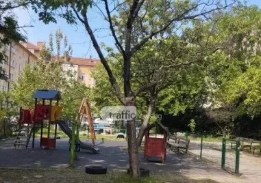 Премахнаха дървото, застрашавало деца до площадка в Кършияка