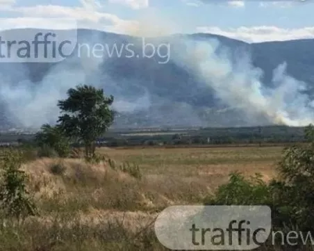 Обявиха бедствено положение в Средец заради пожар, обхванал три села