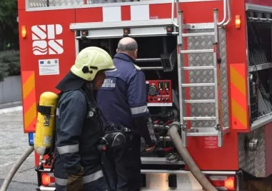 Потушен е пожар в района на старото военно училище в