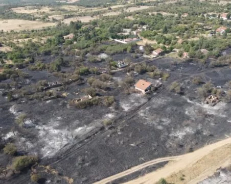 20 000 декара площ е засегнал пожарът в Сунгурларе