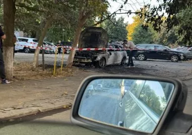 Запалиха колата на шефа на полицията в Козлодуй