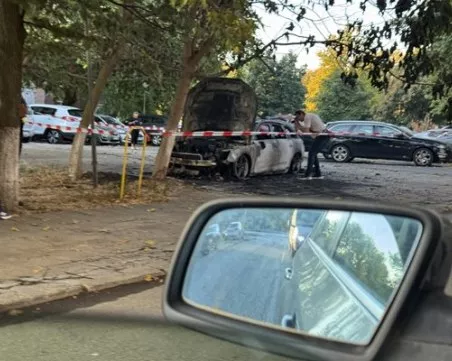 Запалиха колата на шефа на полицията в Козлодуй