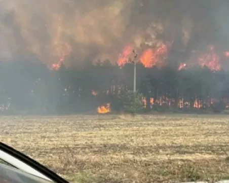 Загасиха напълно пожара в Българово, изгорели са около 17 вили