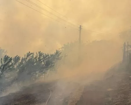 Обявиха бедствено положение в Старозагорско заради пожар, обхванал 300 къщи