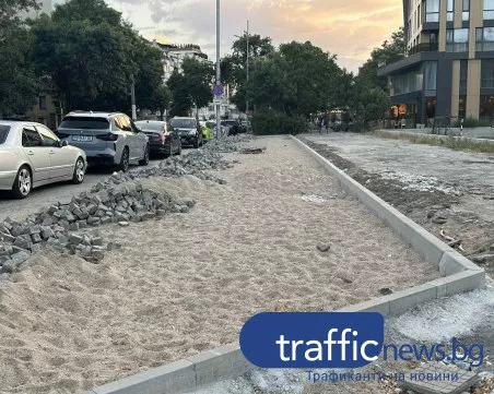 Спряха дейностите по изграждането на два паркинга в 