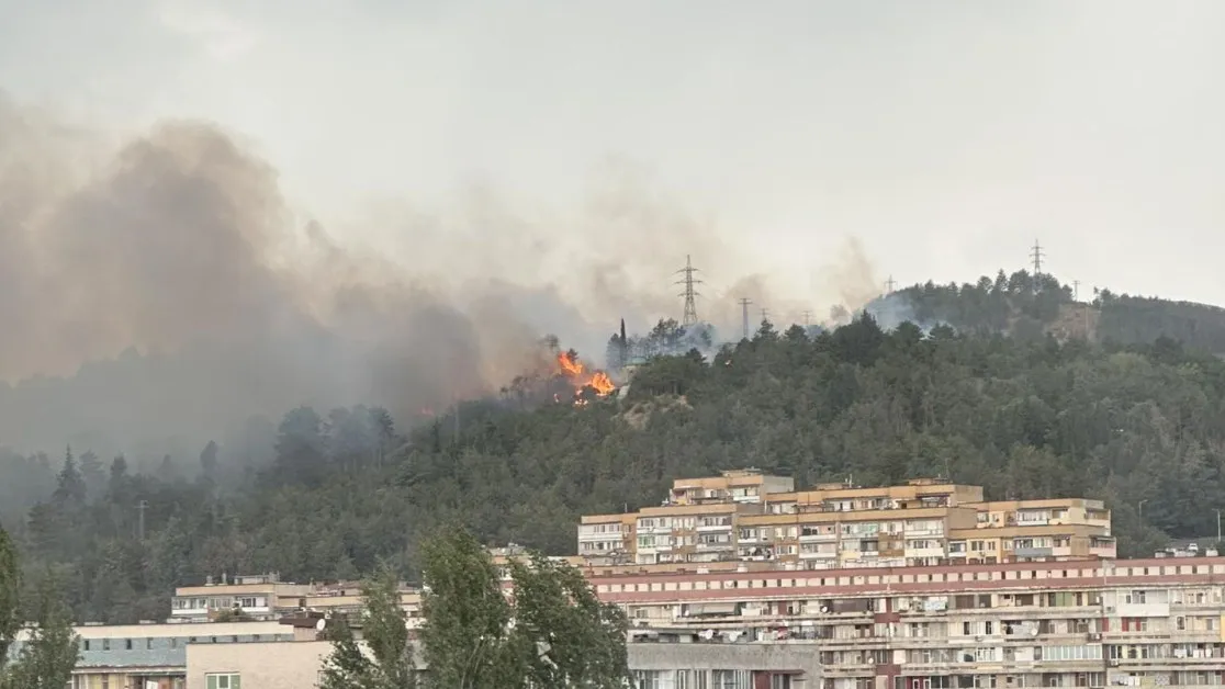 Нов пожар пламна в Стара Загора За това свидетелстват кадри