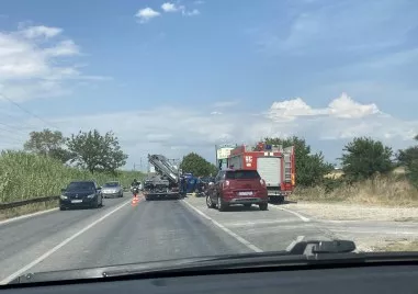 Тежка катастрофа е станала на Околовръстното шосе на Пловдив Инцидентът