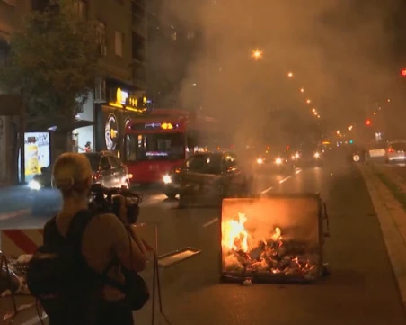 Поредна нощ на протести в Сърбия