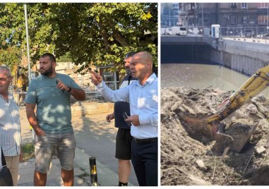 Авария на колектора на пробива под гарата затваря част от бул. „Христо Ботев, кметът свика спешна среща