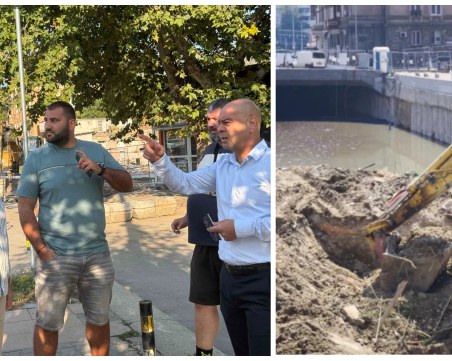Авария на колектора на пробива под гарата затваря част от бул. „Христо Ботев, кметът свика спешна среща