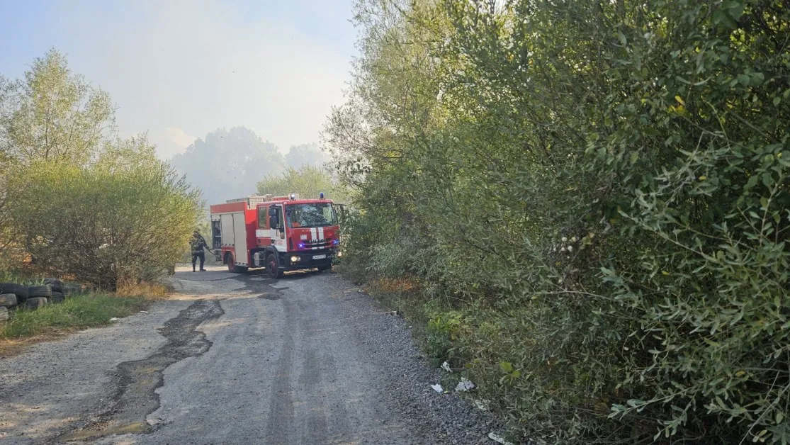 Локализираха пожара в столичния квартал „Кръстова вада