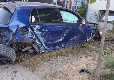 Повдигнаха обвинение на пияния шофьор, забил се в блок в София