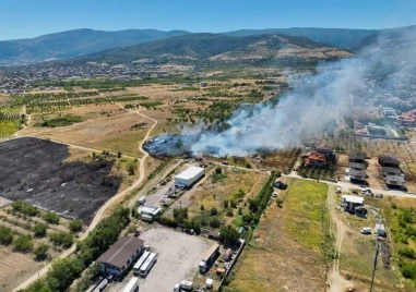 Пожар гори в в първомайското село Градина съобщиха за TrafficNews