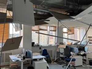 Руската масирана атака е поразила сградата на представителството на ЕС и тази на Британския съвет