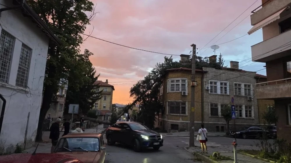 Мощна буря премина през Кюстендил
