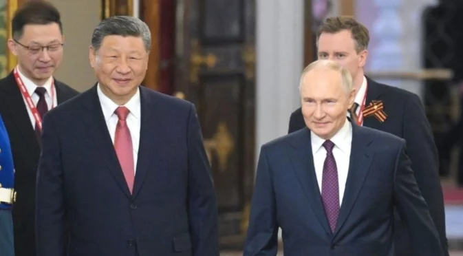 Путин пристигна на четиридневна визита в Китай
